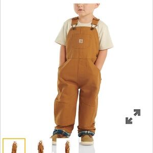 Carhartt Tan Kids Overalls